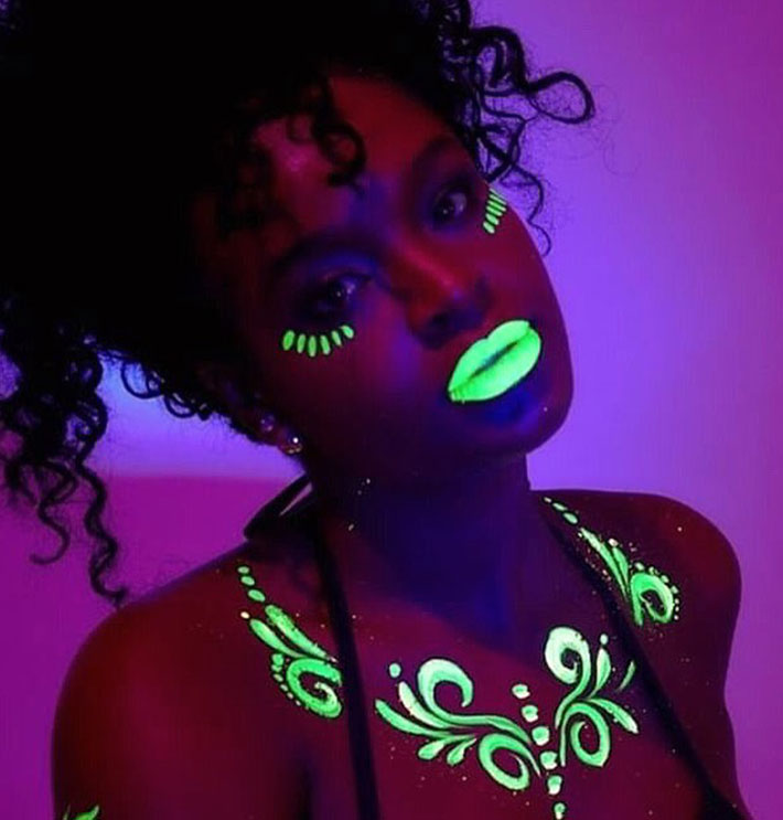  Bodypainting M&uuml;nchen Blacklight UV