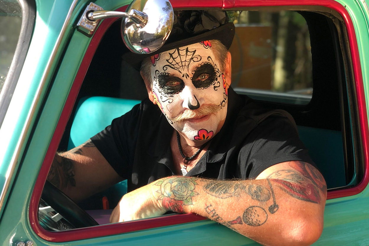 Dazzle & Gold Day of the Dead Facepainting M&uuml;nchen