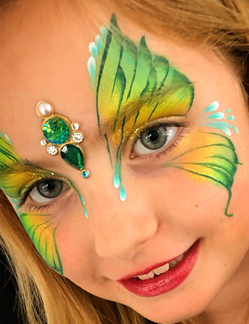Dazzle & Gold Face- & Bodypainting München Kinderschminken St. Patrick's Day