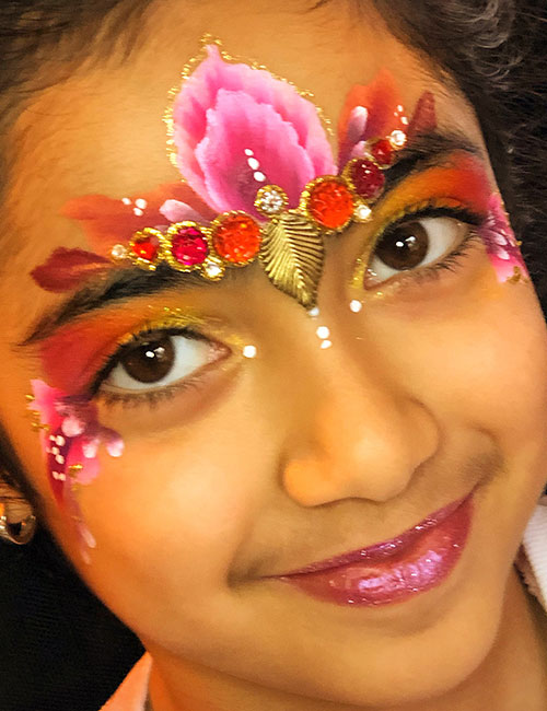 Dazzle & Gold Face- & Bodypainting München Kinderschminken Glitzer & Glamour